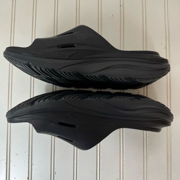 Hoka Black Sandals with Contoured Footbed and Ventilation - Picture 6 of 10
